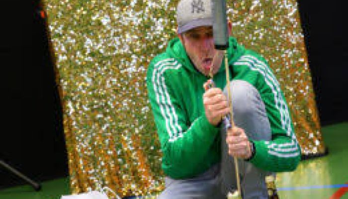 Knallende vuurwerkshow